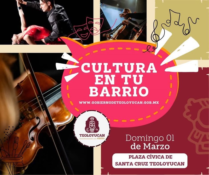 Teoloyucan lanza “Cultura en tu barrio” para fortalecer el tejido social