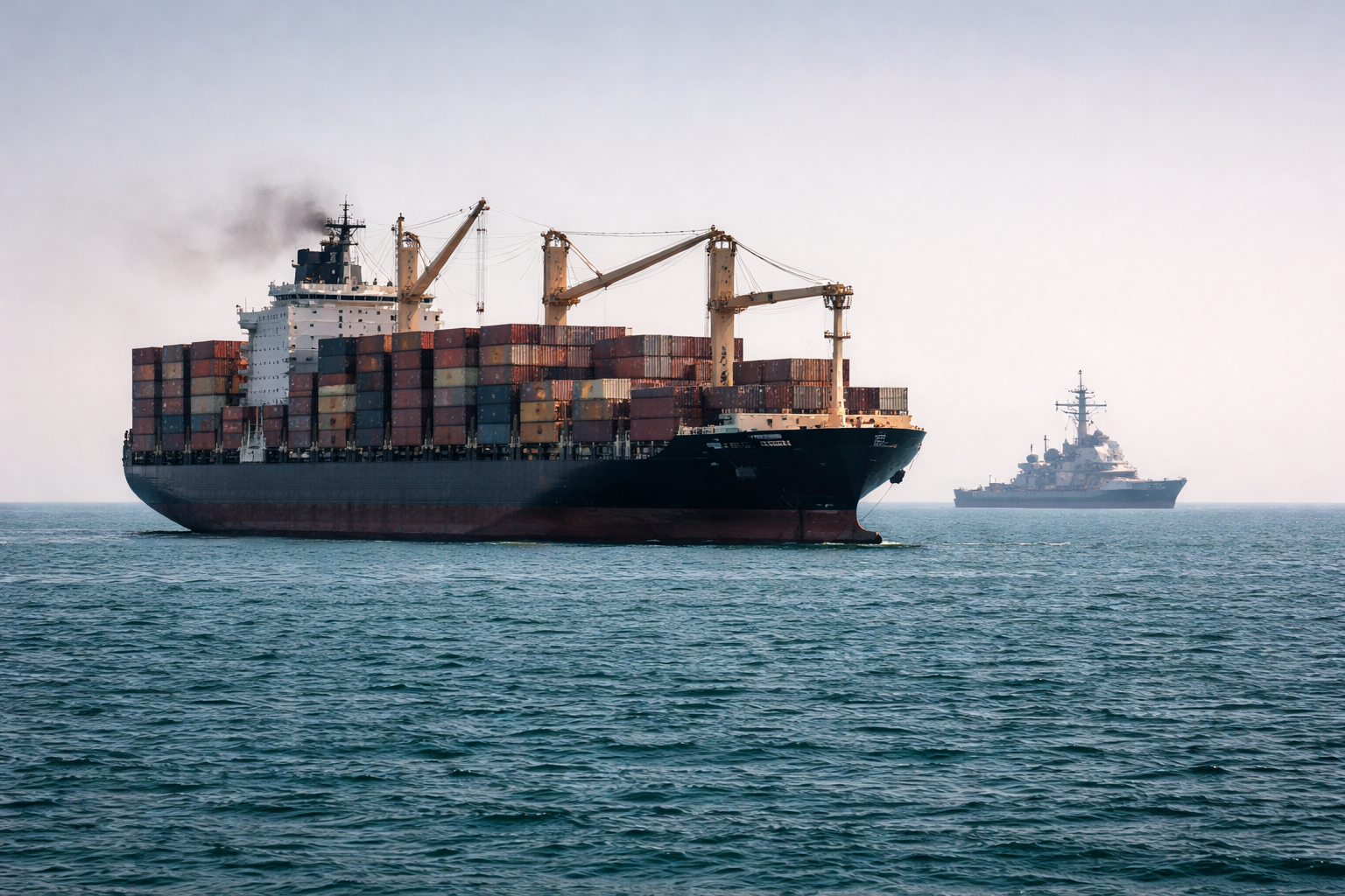 Bloqueo naval en Irán: Impacto logístico y flujo en Estrecho de Ormuz