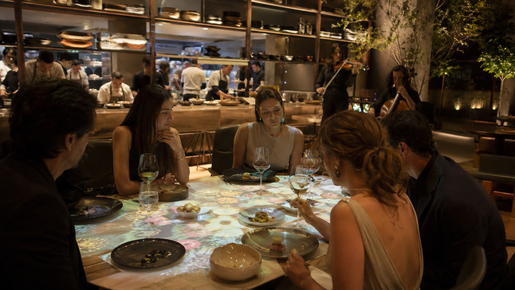 La cena se convierte en experiencia multisensorial